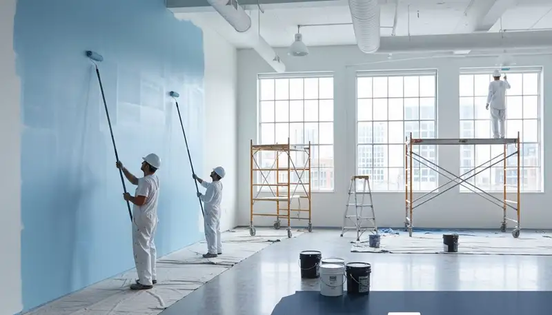 Commercial painting in Boise, ID for offices and retail spaces by Boise Paint Pros