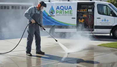 Boise, ID concrete pressure cleaning for driveways, patios, and walkways by Boise Paint Pros