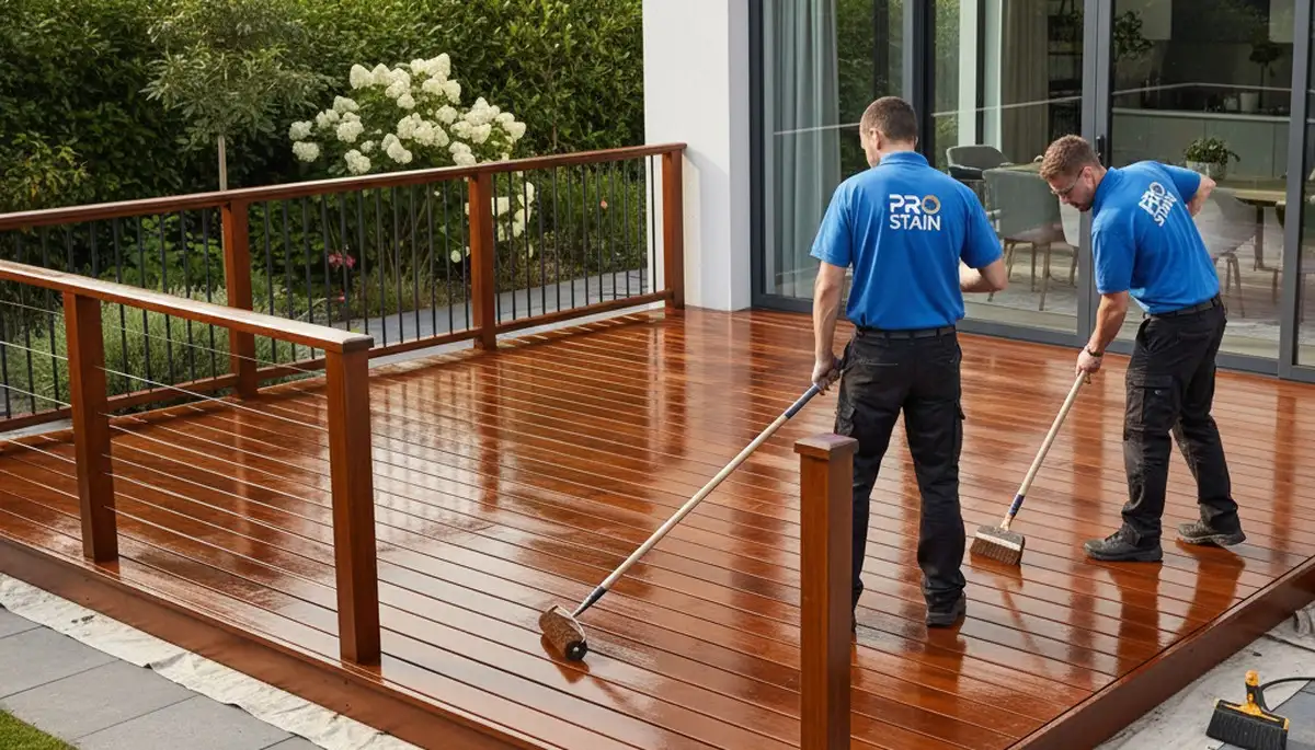 Boise, ID deck staining service to protect and enhance exterior wood surfaces