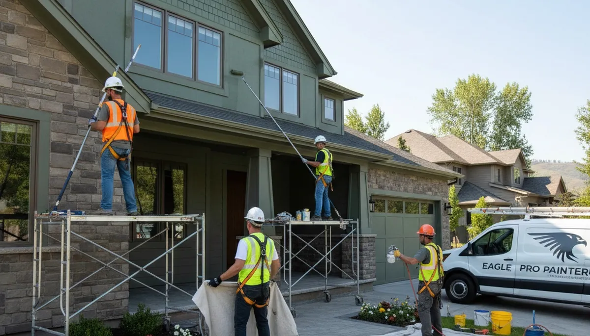 Boise, ID painting crew providing professional interior and exterior house painting services