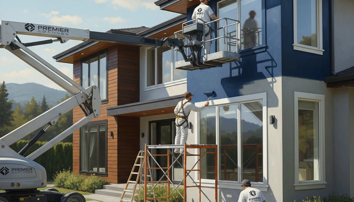 Boise, ID exterior house painting by Boise Paint Pros for durable Treasure Valley weather protection