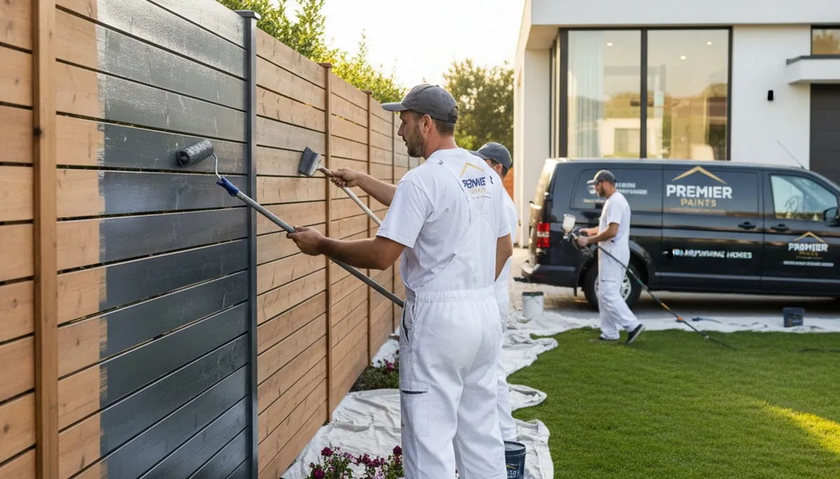Boise fence painting service protecting and refreshing wood fences in Boise, ID