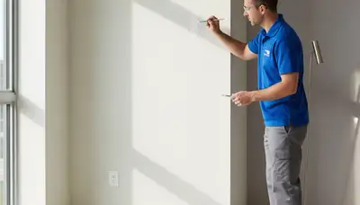 Boise, ID painter applying paint touch-up service to maintain a clean, protected home finish